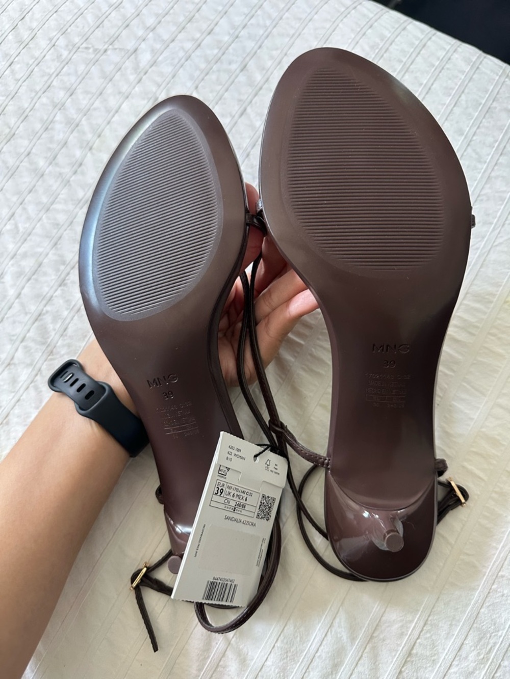 NWT Mango Heeled Sandals - Picture 7 of 7